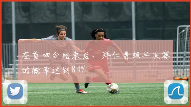 在首回合结束后，拜仁晋级半决赛的概率达到84%